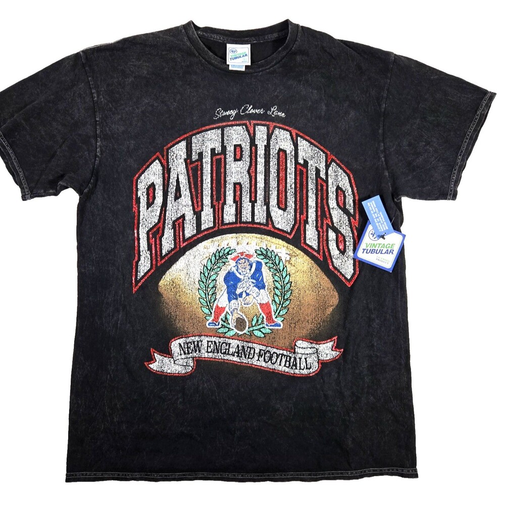 Vintage '47 New England Patriots Football T Shirt Women's Size Large New